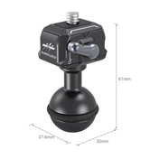 SmallRig Drop-in HawkLock mini Quick Release 1/4”-20 Ball Head 3600