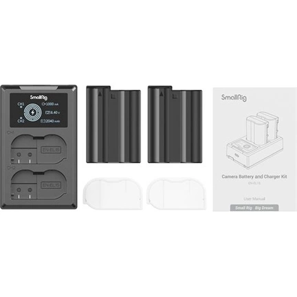 SmallRig EN-EL15 Camera Battery and Charger Kit 3820