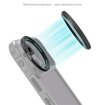 SmallRig MagEase Magnetic CPL Filter Kit with M-mount Filter Adapter (52mm) 4388B