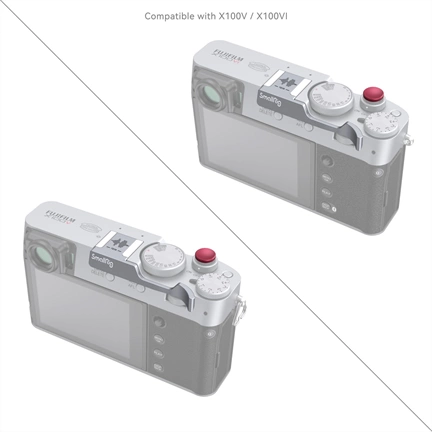 SmallRig Thumb Grip For FUJIFILM X100VI / X100V (Sliver) 4566