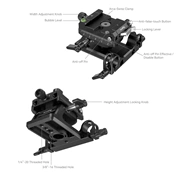 SmallRig Universal Arca-Swiss Height-Adjustable Mount Plate Kit 4233