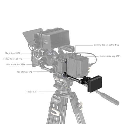 SmallRig V-Mount Battery Mount Plate Kit (Advanced) 4063B