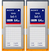 Sony 64GB SxS-1 G1C Series Memory Card (2-Pack) (2SBS-64G1C/2)