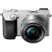 Sony Alpha 6100 digitális fényképezőgép váz (ezüst, USB-C) + 16-50mm objektív KIT