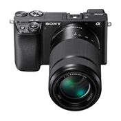Sony Alpha 6100 digitális fényképezőgép váz (fekete, USB-C) + 16-50mm + 55-210mm objektív KIT