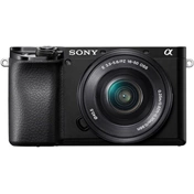 Sony Alpha 6100 digitális fényképezőgép váz (fekete, USB-C) + 16-50mm + 55-210mm objektív KIT
