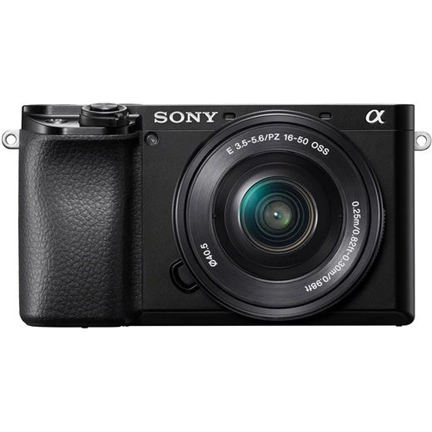 Sony Alpha 6100 digitális fényképezőgép váz (fekete, USB-C) + 16-50mm + 55-210mm objektív KIT