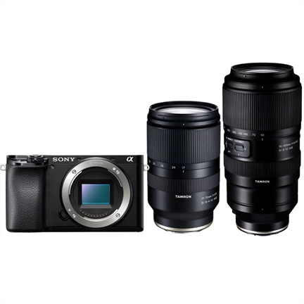 Sony Alpha 6400 + TAMRON 17-50mm f/4 Di III VXD + TAMRON 50-400mm f/4.5-6.3 Di III VC VXD MILC fényképezőgép KIT Sony Alpha 6400 + TAMRON 17-50mm f/4 Di III VXD + TAMRON 50-400mm f/4.5-6.3 Di III VC VXD MILC fényképezőgép KIT