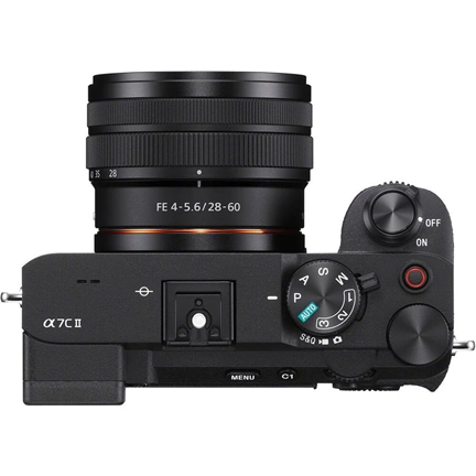 Sony Alpha 7CII + FE 28-60mm f/4-5.6 kit (fekete)