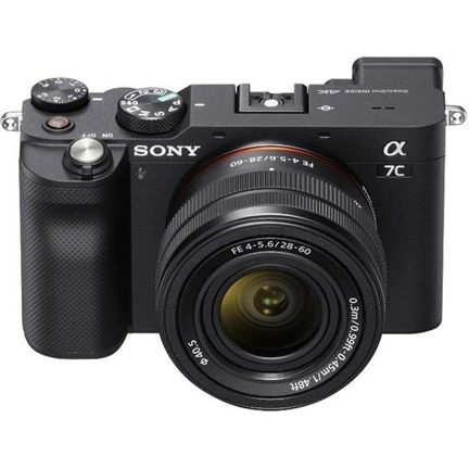 Sony Alpha 7C + FE 28-60mm f/4-5.6 MILC fényképezőgép KIT (fekete)