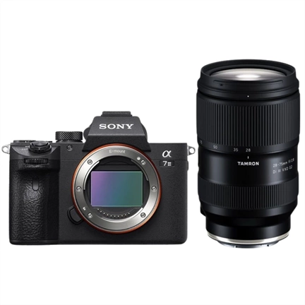 Sony Alpha 7 III + TAMRON 28-75mm f/2.8 Di III VXD G2 MILC fényképezőgép KIT Sony Alpha 7 III + TAMRON 28-75mm f/2.8 Di III VXD G2 MILC fényképezőgép KIT