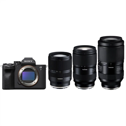Sony Alpha 7 IV + TAMRON 17-28mm f/2.8 Di III RXD + 28-75mm f/2.8 Di III VXD G2 + 70-180mm f/2.8 Di III VC VXD G2 KIT Sony Alpha 7 IV + TAMRON 17-28mm f/2.8 Di III RXD + 28-75mm f/2.8 Di III VXD G2 + 70-180mm f/2.8 Di III VC VXD G2 KIT