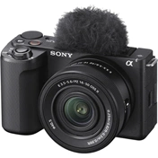 Sony Alpha ZV-E10 II vlogkamera + E PZ 16-50 mm f/3 5-5.6 OSS objektív KIT (ZVE10M2KB.CEC)