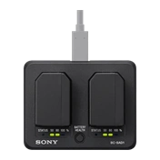 Sony BC-SAD1B dupla akkumulátortöltő NP-SA100-hoz