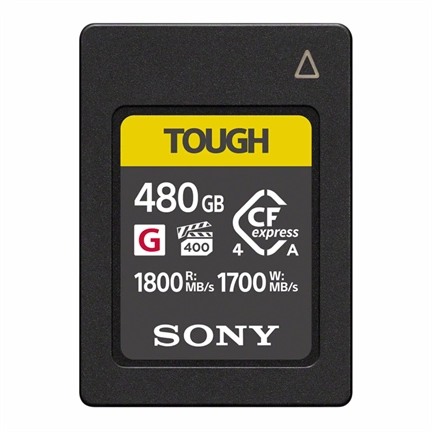Sony CFexpress 4.0 Type A memóriakártya, 480GB - 20.000 Ft pénzvisszatérítés 2026/07/31-ig