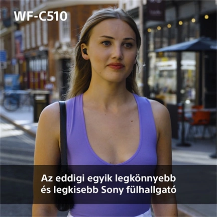Sony WF-C510 fülhallgató - vezeték nélküli, fehér