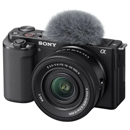 Sony ZV-E10 váz + PZ 16-50mm f/3.5-5.6 II objektív KIT