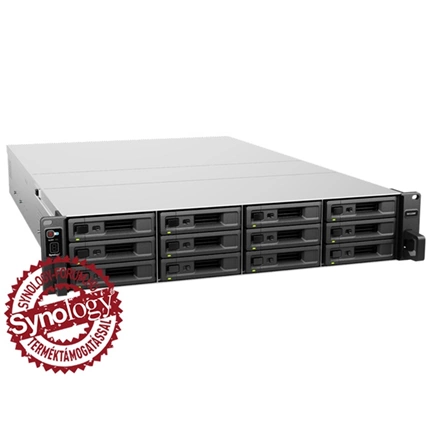 Synology RX1225RP 12 lemezes NAS-bővítőegység, redundáns tápegység