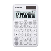 Számológép, asztali, 10 számjegy, CASIO "SL 310" fehér