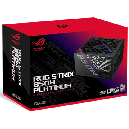 TÁP Asus ROG Strix 850W 80+ Platinum tápegység - moduláris - ROG-STRIX-850P-GAMING TÁP Asus ROG Strix 850W 80+ Platinum tápegység - moduláris - ROG-STRIX-850P-GAMING