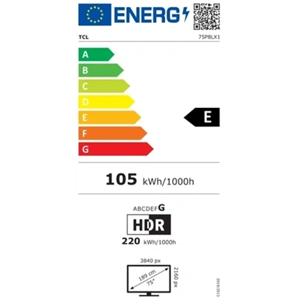 TCL 75P8L UHD MINILED TV