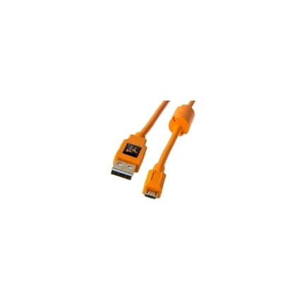 TETHER TOOLS TetherPro USB 2.0 A Male to Micro-B 5-pin 15 (4.6m) - Orange (Sony-comp) TETHER TOOLS TetherPro USB 2.0 A Male to Micro-B 5-pin 15 (4.6m) - Orange (Sony-comp)