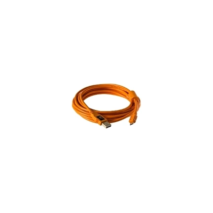 TETHER TOOLS TetherPro USB 2.0 A Male to Micro-B 5-pin 15  (4.6m) - Orange (Sony-comp)
