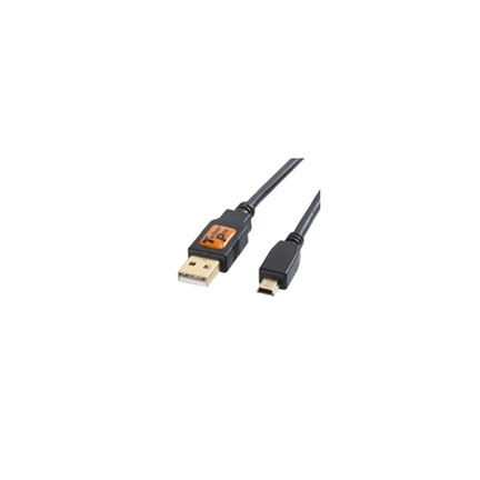 TETHER TOOLS TetherPro USB 2.0 Male to Mini-B 5 pin, 1, BLK