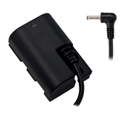 TILTA LP-E6 to 3.5/1.35mm DC Male Dummy Battery