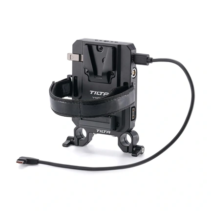 TILTA Mini PD V Mount Battery Plate V2 Kit kábellel - fekete
