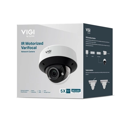 TP-LINK IP Kamera kültéri színes éjjellátó 4 Megapixel, 5x Optikai Zoom Motoros Varifokális IR, INSIGHT S245ZI TP-LINK IP Kamera kültéri színes éjjellátó 4 Megapixel, 5x Optikai Zoom Motoros Varifokális IR, INSIGHT S245ZI