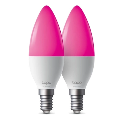 TP-LINK LED Izzó Wi-Fi-s E14, Multi Color, váltakozó színekkel, TAPO L430C(2-PACK) TP-LINK LED Izzó Wi-Fi-s E14, Multi Color, váltakozó színekkel, TAPO L430C(2-PACK)