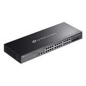 TP-LINK Switch 24x1000Mbps + 4x10Gbps SFP + 1xkonzol port, Menedzselhető, SG5428X