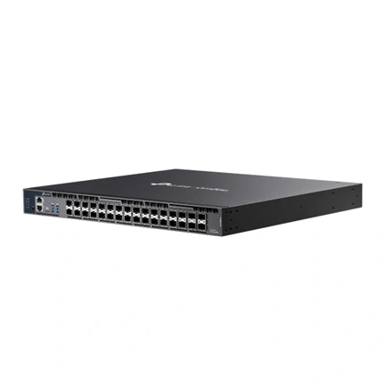 TP-LINK Switch 26x10Gbps SFP+ + 6x25Gbps SFP28 Layer 3 Menedzselhető Rackes, SX6632YF