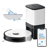 TP-LINK Tapo RV30 Plus Robot Porszívó és Felmosó + Okos Automata Ürítős Dokkoló LiDAR Navigációval TP-LINK Tapo RV30 Plus Robot Porszívó és Felmosó + Okos Automata Ürítős Dokkoló LiDAR Navigációval