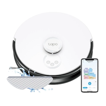 TP-LINK Tapo RV30 Robot Porszívó és Felmosó LiDAR Navigációval