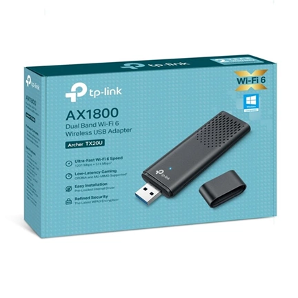 TP-Link Archer TX20U Wi-Fi 6 adapter - AX1800, kétsávos