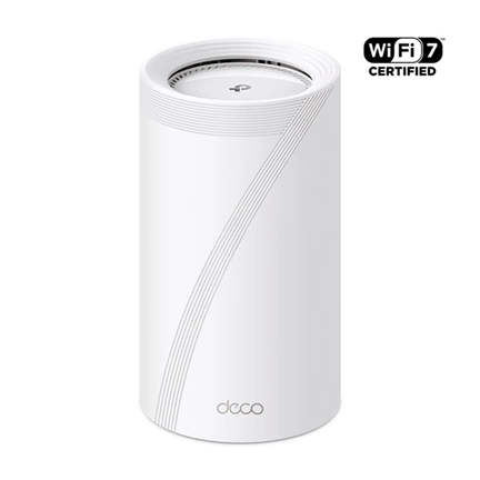 TP-Link Deco BE85 Wi-Fi 7 router - BE19000, háromsávos, teljes otthoni Mesh rendszer, 2x10Gb + 2x2,5Gb, 2db-os csomag