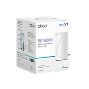 TP-Link Deco BE85 Wi-Fi 7 router - BE19000, háromsávos, teljes otthoni Mesh rendszer, 2x10Gb + 2x2,5Gb, 2db-os csomag