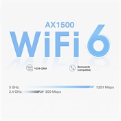 TP-Link Deco X10 Wi-Fi 6 router - AX1500, kétsávos, teljes otthoni Mesh rendszer (2db)