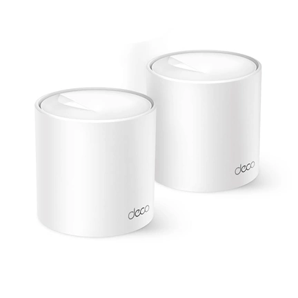 TP-Link Deco X1500 Wi-Fi 6 router - AX1500, kétsávos, teljes otthoni Mesh rendszer, 2db-os csomag