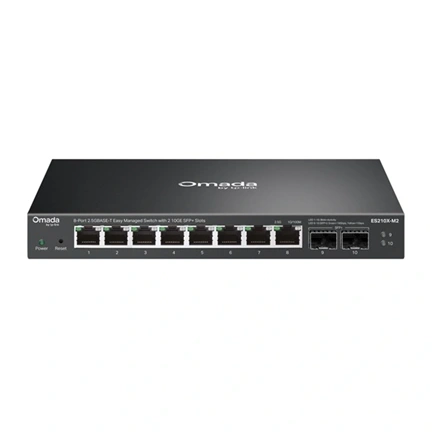 TP-Link ES206XPP-M2 Omada 5-Port 2.5G BASE-T and 1-Port 10GE SFP+ Easy Managed Switch with 4-Port PoE++