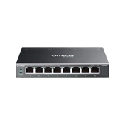 TP-Link ES208GP - Omada 8 portos Gigabites, könnyen menedzselhető switch 8 porton PoE+-szal