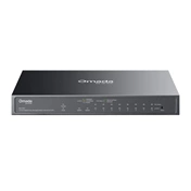 TP-Link ES210GP - Omada 10 portos Gigabites, könnyen menedzselhető switch 8 porton PoE+-szal