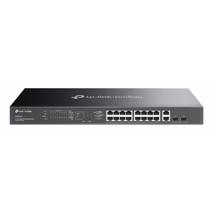 TP-Link ES220GMP Omada 20-Port Gigabit Easy Managed Switch with 16-Port PoE+
