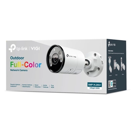 TP-Link InSight S355 VIGI 5MP Outdoor Full-Color Bullet Network Camera - 2.8mm Lens