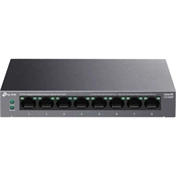 TP-Link LS108GP switch - 8 portos, Gigabit, asztali, 8 portos PoE+