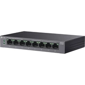 TP-Link LS108GP switch - 8 portos, Gigabit, asztali, 8 portos PoE+