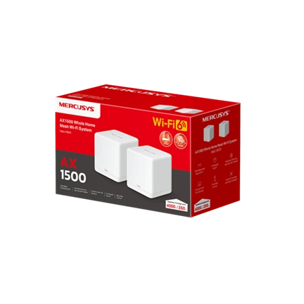 Mercusys Halo H60X AX1500 Whole Home Mesh WiFi 6 System 2-Pack