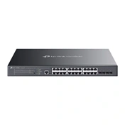 TP-Link SG3428XMPP switch - Omada, 24db gigabites és 4db 10GE SFP+ port, 16/8 porton PoE+/++, L2+, menedzselt